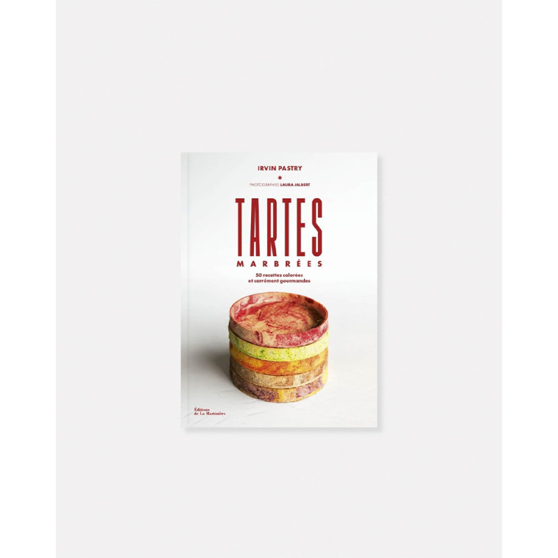 Livre Tartes marbrées d'Irvin Pastry: 50 recettes colorées et carrément gourmandes