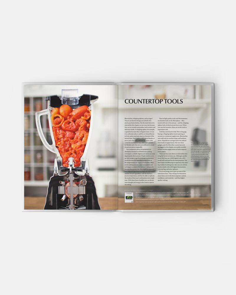 Modernist Cuisine at Home libro abre un nuevo mundo de posibilidades culinarias para cocineros caseros apasionados y curiosos.