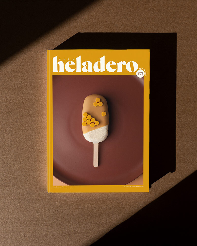 Revista Arte Heladero 217. Revista de heladería. Recetas de helados