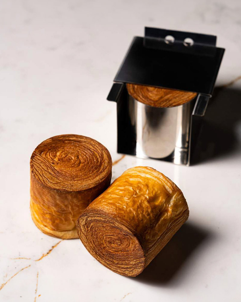 Croissants geométricos
Mold CV2 Cilindro Molde de acero inoxidable (Ø 65×60 mm h) Pavoni Italia