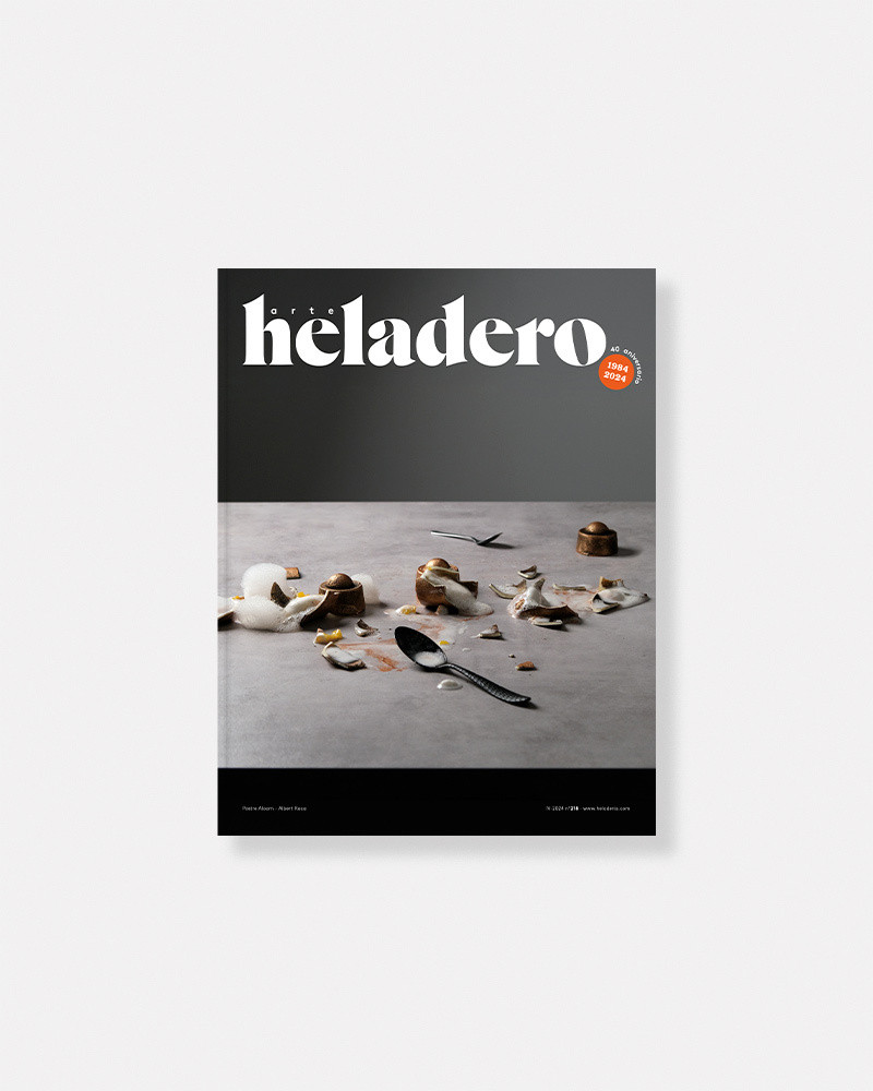 Magazine Arte Heladero 218. Ice cream magazine. Ice cream recipes